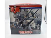 Navy Gunner W/Twin Mount Anti Aircraft Gun W/Box NEW GI Joe Hasbro