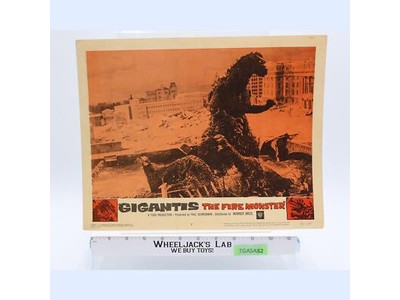 Gigantis the Fire Monster Godzilla Raids Again 1959 Lobby Card Poster 11x14