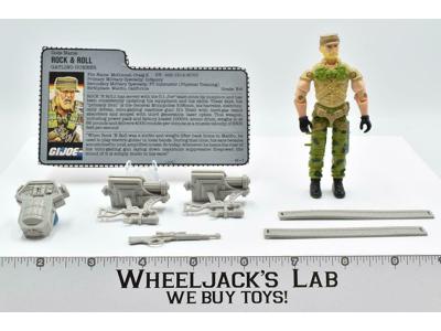 Rock &amp; Roll V2 100% Complete GI Joe 1989 Hasbro Action Figure Vintage