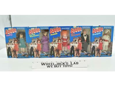 Vintage 5x 8" The World Of Annie New Action Figure Dolls 1982