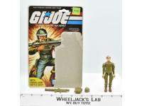 Zap 100% Complete W/ Card Straight Arms V1 GI Joe 1982 Hasbro Figure