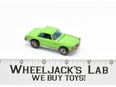 Mercedes Benz Light Green 1969 Redline Hot Wheels Mattel Vintage RL