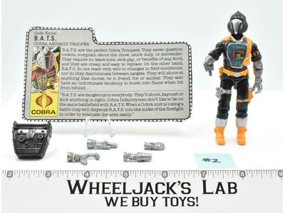 B.A.T.S. #2 100% Complete GI Joe V1 ARAH Vintage Hasbro 1986 Action Figure