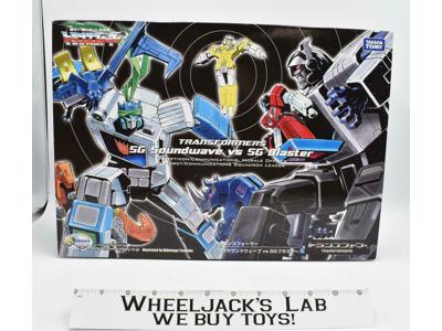 SG Soundwave Vs. SG Blaster MIB Transformers Takara Action Figures