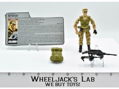 Repeater 100% Complete GI Joe 1986 Hasbro Action Figure Vintage