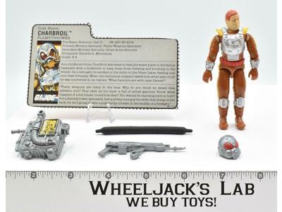 Charbroil V1 100% Complete 1987 GI Joe ARAH Vintage Hasbro Action Figure