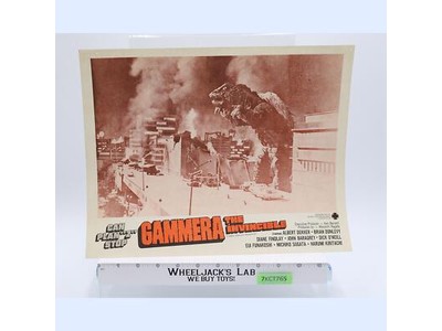 Gammera the Invincible 1966 Sci-fi/Horror Movie Lobby Card Poster 11x14