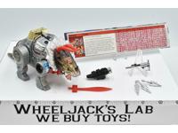 Slag 100% Complete 1985 Vintage G1 Transformers Triceratops Action Figure