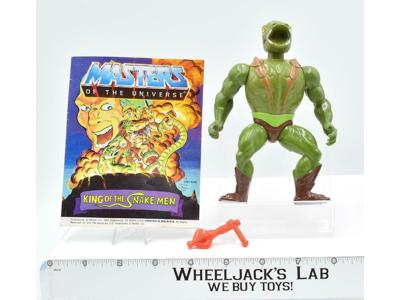 Kobra Khan D 100% Complete He-Man 1984 MOTU Masters of the Universe W/ Comic