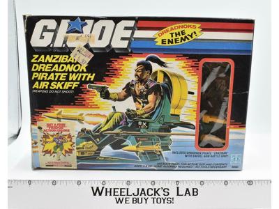 Dreadnok Air Skiff Vehicle W/Box 100% Complete GI Joe 1987 Action Figure