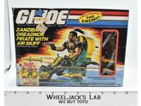 Dreadnok Air Skiff Vehicle W/Box 100% Complete GI Joe 1987 Action Figure