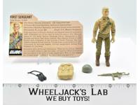 Duke: First Sergeant 100% Complete GI Joe V1 Vintage Hasbro 1983 Action Figure