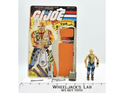 Buzzer 100% Complete With Card V1 GI Joe 1984 Action Figure Vintage Hasbro