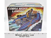 Cobra Night Landing Vehicle 100% Complete W/Box GI Joe 1985 Action Figure