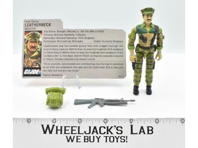 Leatherneck 100% Complete GI Joe V1 ARAH Vintage Hasbro 1986 Action Figure