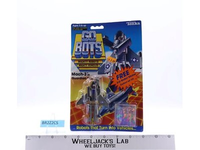 Mach-3 Robot Jet Mighty Robots 1985 Tonka Gobots Vintage Figure NEW MOSC