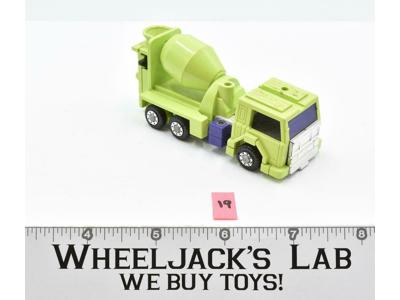 Mixmaster #19 Devastator 1985 Hasbro G1 Transformers Cement Mixer Action Figure