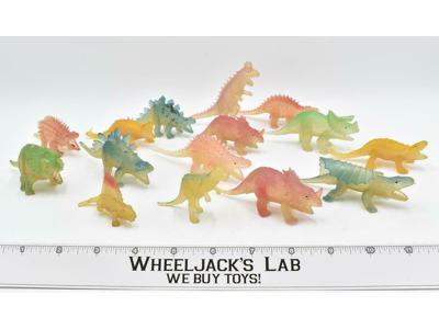 Lot of 15 Glow in the Dark Dinosaurs Toy Action Figure