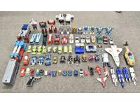 Lot Collection #1 of 1980's Hasbro G1 Transformers Vintage Action Figures