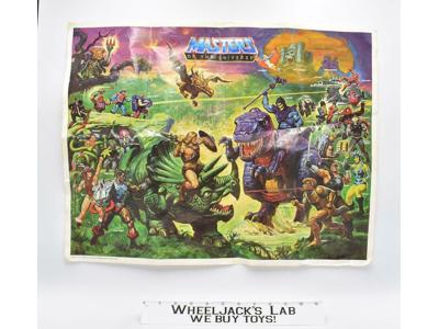Figure Reference Poster 22 x 17 MOTU Masters of the Universe 1987 Mattel Vintage