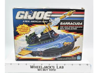 Barracuda One-Man Attack Sub W/Box 100% Complete GI Joe 1991 Action Figure