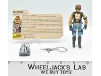 Torch 100% Complete GI Joe V1 ARAH Vintage Hasbro 1985 Action Figure