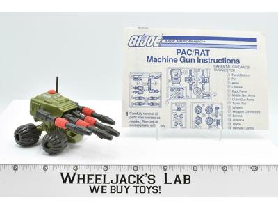 Pac/Rat Machine Gun 1983 GI Joe Hasbro Vintage Action Figure Vehicle