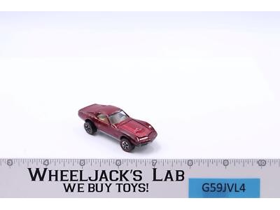Custom Corvette Rose Pink 1968 Redline Hot Wheels Mattel Vintage RL