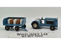 Airlines Luggage Service Tractor W/Cart &amp; Bags 1962 Tonka Vehicle Vintage