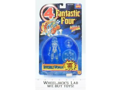 Invisible Woman Clear Figure Fantastic Four 4 Marvel Comics MISB 1995 Toybiz