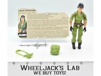 Lady Jaye V1 100% Complete 1985 GI Joe ARAH Vintage Hasbro Action Figure