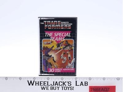 The Special Teams 30 Minute Adventure Story Cassette W/Case G1 Transformers