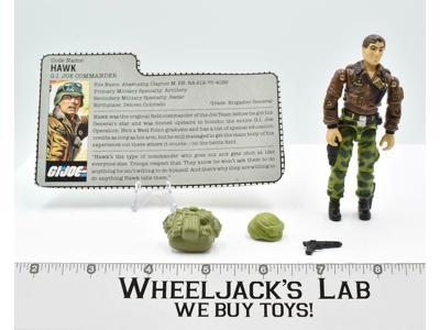 Hawk 100% Complete GI Joe V2 ARAH Vintage Hasbro 1986 Action Figure