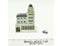 Police Station City Scenes Building Play Set W/Car 1989 Micro Machines Galoob
