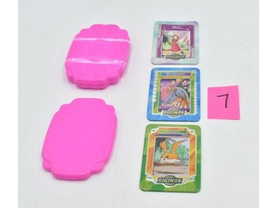 Digimon Taco Bell Cards X3 Mimi Patamon Zudomon 2000 Akiyosni Hongo