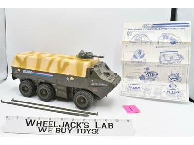 APC Amphibious Personnel Carrier #1 COMPLETE Vintage GI Joe ARAH 1983 Vehicle