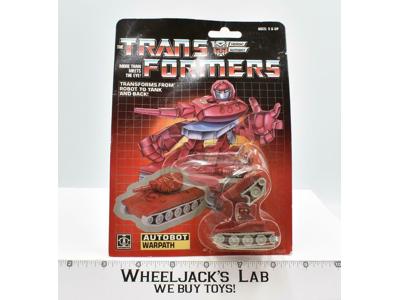 Warpath MOSC NEW Sealed 1985 Vintage Hasbro G1 Transformers Action Figure
