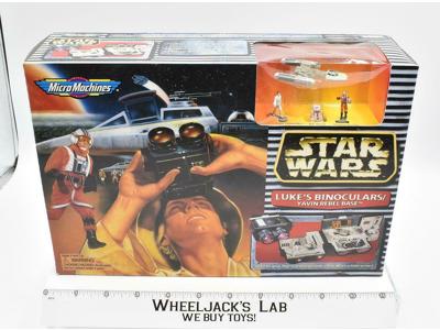 Luke's Binoculars/Yavin Rebel Base Playset Galoob Star Wars MISB Micro Machines