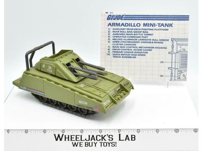 Armadillo 100% Complete 1985 GI Joe ARAH Action Figure Vintage Vehicle