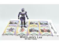 BeetleBorgs Metallix Trading Card Set W/ Figure Platinum Purple 1997 Bandai