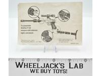 Megatron Action Figure Instruction Assembly Sheet 1984 G1 Vintage Transformers