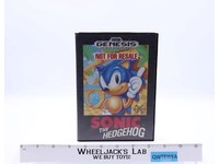 Sonic the Hedgehog SEGA Genesis 1991 Cartridge Case & Instructions Vintage