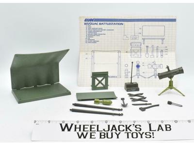 Bivouac Battle Station Playset #2 100% Complete 1984 GI Joe Hasbro Action Figure