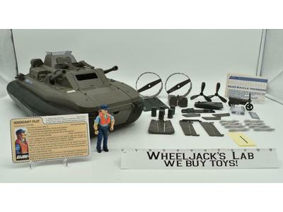 Killer Whale Hovercraft #1 100% Complete W/Joe 1984 G.I. Joe Vehicle Vintage