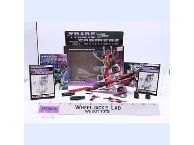 Thrust 100% Complete W/BOX1985 Vintage G1 Transformers Hasbro Action Figure