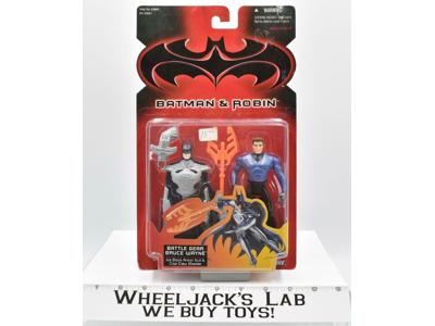 Battle Gear Bruce Wayne MOSC NEW Batman and Robin Kenner 1997 Action Figure