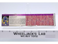 Triggerhappy Action Figure Tech Spec 1987 Vintage Hasbro G1 Transformers