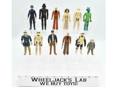 Lot Star Wars Figures X12 Star Wars Vintage Kenner Action Figure No Repro