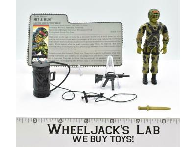 Hit &amp; Run V1 100% Complete 1988 GI Joe ARAH Vintage Hasbro Action Figure