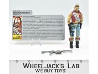 Monkeywrench 100% Complete GI Joe V1 ARAH Vintage Hasbro 1986 Action Figure